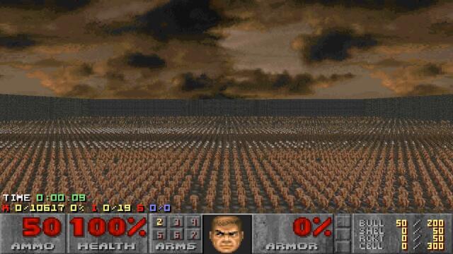 Doom II: Nuts 100% Kills - 85 Revenants vs 850 Cyberdemons [TAS]