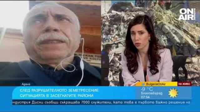 Мехмед Юмер: Не земетресението, а некачественото строителство в Турция убива хора