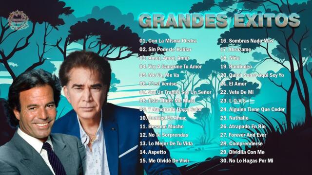 Canciones Baladas en Español Mix 💕 Lo Mejor Julio Iglesias y José Luis Rodríguez