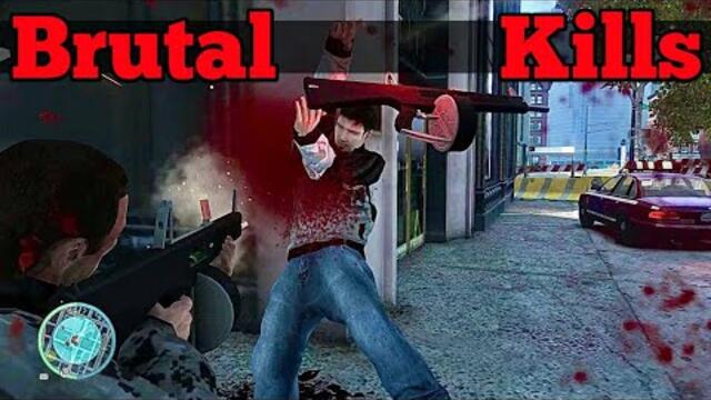 GTA IV Brutal Kills: ENB, Bullet Time & Weapon Mods