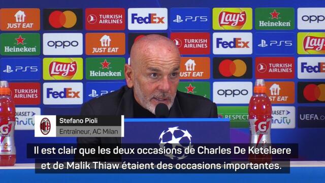 Pioli : "Une équipe généreuse"