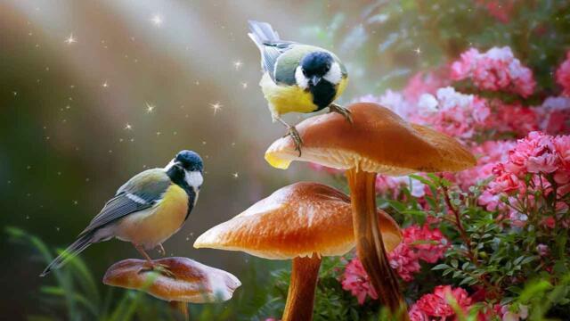 Ужасно красиво! Отличная музыка для души! Расслабляющее видео! Красивые птицы