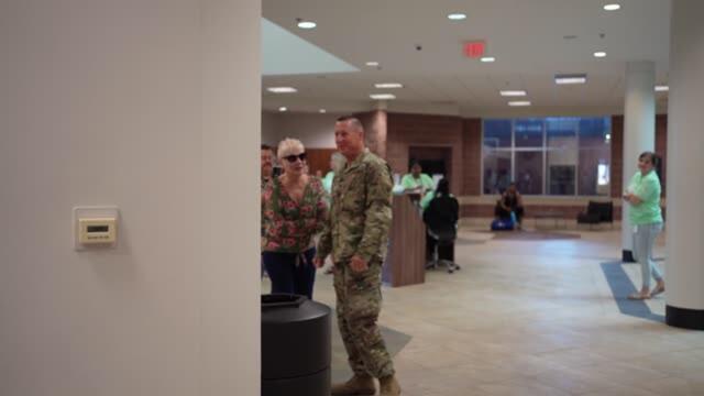 Soldier Surprises Daughter During Simon Says At Summer Camp
