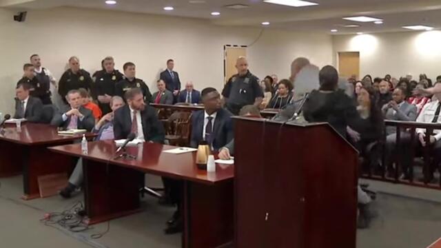 Moment man lunges at Buffalo shooter as victim’s family give emotional testimony