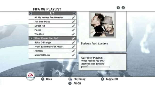 FIFA 08 OFFICIAL SOUNDTRACK