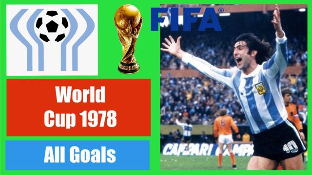 World Cup 1978 in Argentina. All Goals HD.