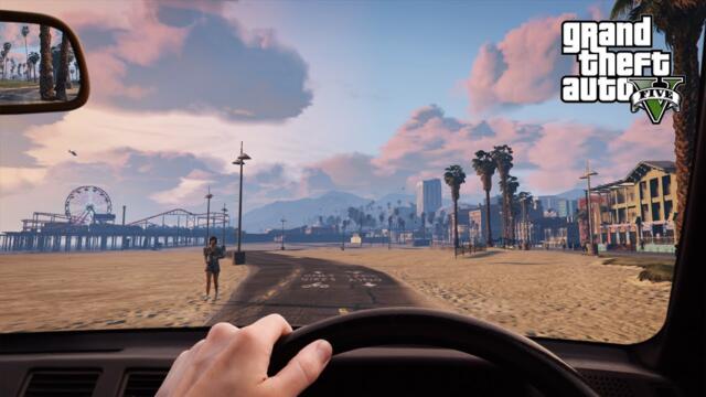 When you've completed the game, so you just drive around vibing
