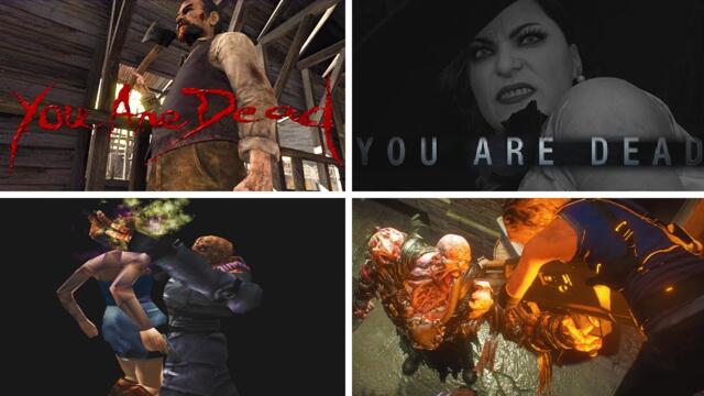 Evolution of GAME OVER Screens in RESIDENT EVIL (1996-2021) #RE8