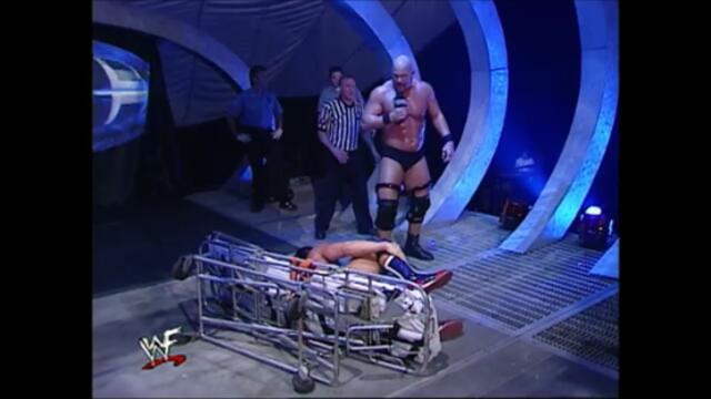 Kurt Angle & The Hardy Boyz vs Steve Austin & The Dudley Boyz Main Event (SD 09.08.2001)