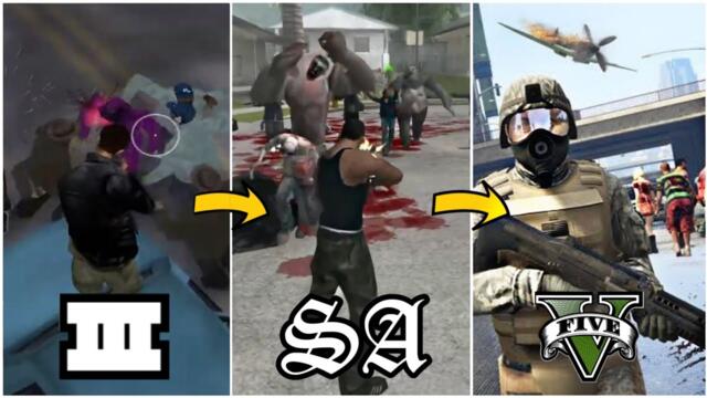 Evolution of ZOMBIE APOCALYPSE Mod in GTA Games