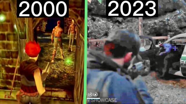 Evolution of ZOMBIE 3rd person games (2000-2023)