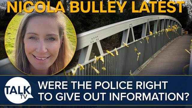 Nicola Bulley case: Were police right to reveal personal information?