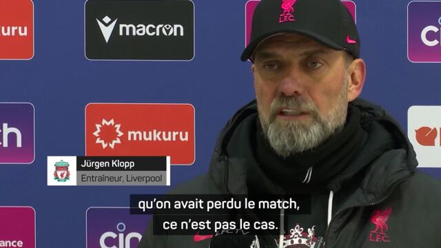 Klopp : “Cette saison ne sera pas celle qu’on regarde dans les livres d’histoire”