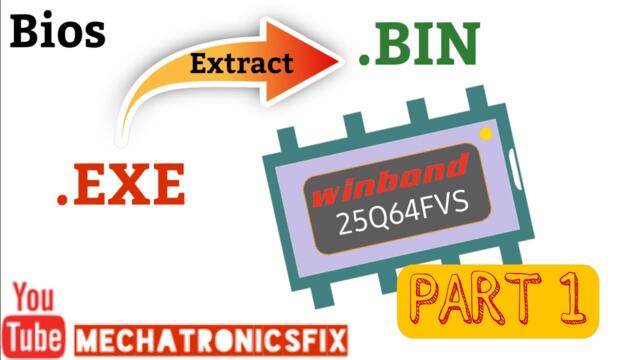 Extract Bios BIN file from EXE file