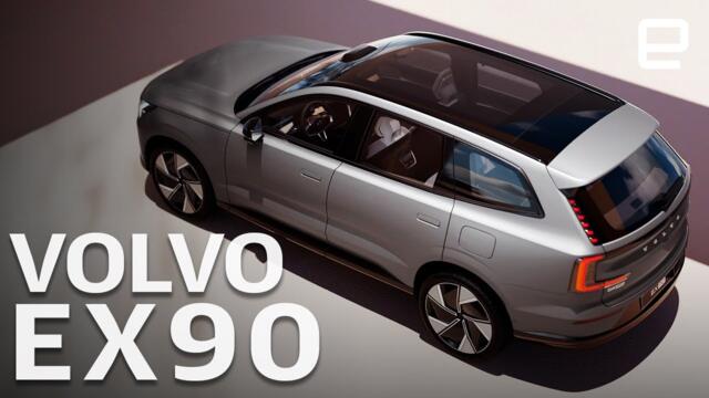 Volvo’s electric EX90 SUV is filled with sensors