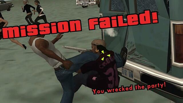 GTA: San Andreas - Mission Failed Compilation