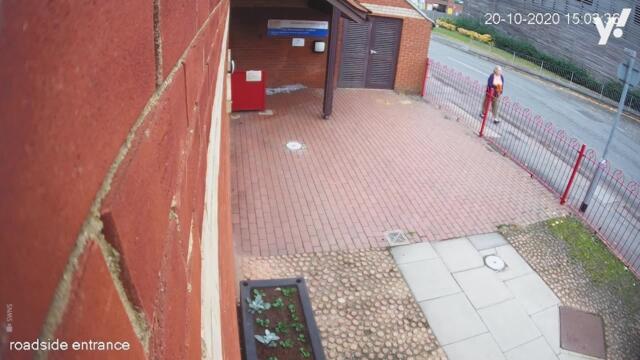 Moment woman swears at cyclist who veered into road and was killed by car