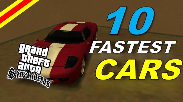 Top 10 Fastest Cars In GTA San Andreas