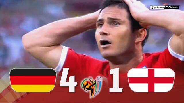 Germany 4 x 1 England ● 2010 World Cup Extended Goals & Highlights HD