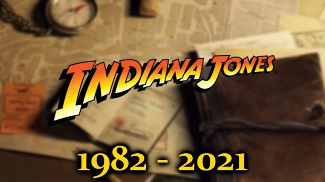 Evolution of Indiana Jones video games 1982 - 2021
