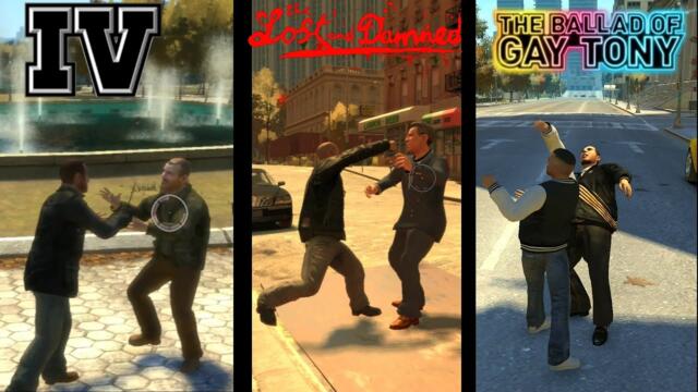 GTA IV - Fight Moves, Combos & Knockouts Compilation #2 [1080p]