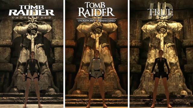 Tomb Raider Underworld ORIGINAL vs REMASTERED vs TRUE HD Mediterranean Sea | by JAMJOOMGAMER