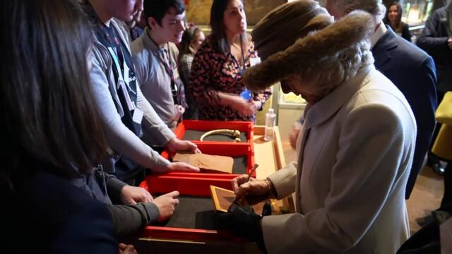 King and Queen Consort visit Colchester Zoo