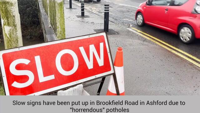 Drivers fear 'horrendous' potholes could lead to crash