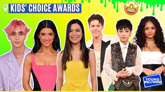 Celebs Talk All Things Slime at Kids' Choice Awards