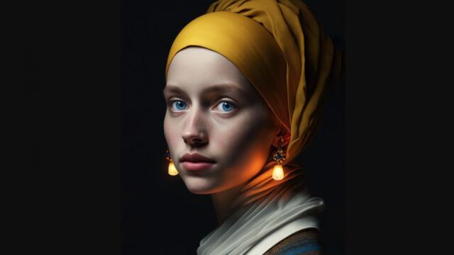 Изкуственият интелект влиза в музеите - "Момичето със светещите обици"