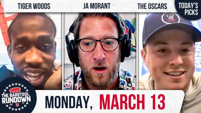 Pat Beverly Speaks On Ja Morant & Dave Calls Out Tiger Woods | Barstool Rundown - March 13, 2023