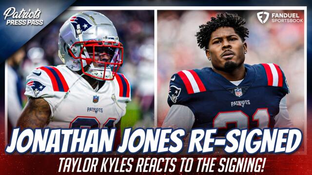 Patriots News: Pats RE-SIGN Jonathan Jones to Team-Friendly Deal