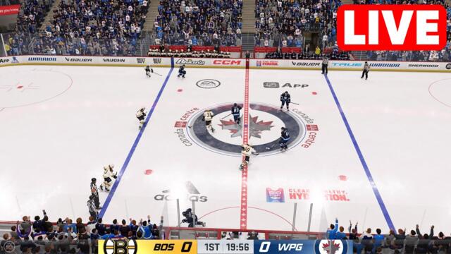 NHL LIVE🔴 Boston Bruins vs Winnipeg Jets - 16th March 2023 | NHL Full Match - NHL 23 2023-03-17 02:19