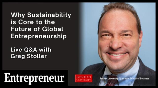 Sustainability and the Future of Global Entrepreneurship