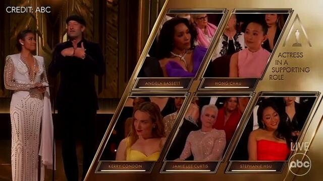 Angela Bassett Seemingly Snubs Jamie Lee Curtis' Oscars Win