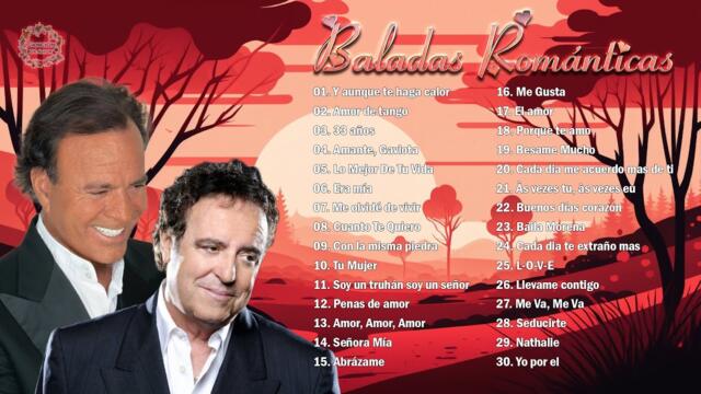 Julio Iglesias y Dyango Sus Más Hermosa Canciones - Viejitas Pero Bonitas