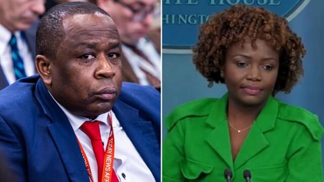 White House reporter shouts down Karine Jean-Pierre during clash over questioning