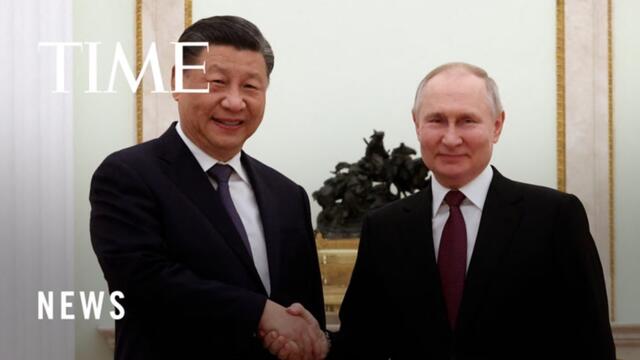 Xi Arrives in Moscow, Giving Putin Boost Amid War in Ukraine