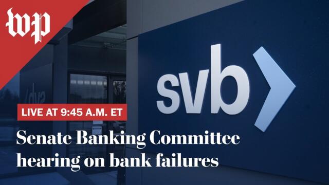 Senate Banking Committee holds hearing on bank failures - 3/28 (FULL LIVE STREAM)