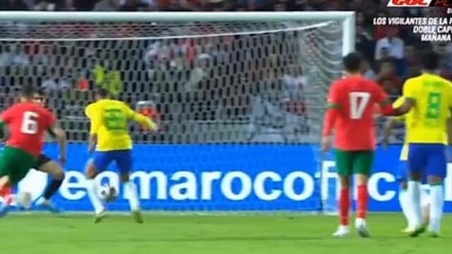 Resumen del Marruecos 2-1 Brasil