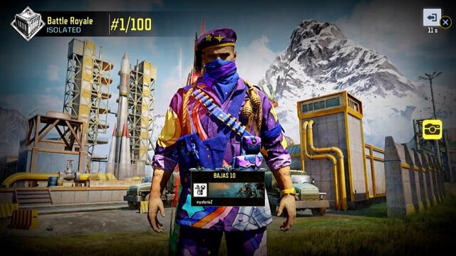 COD MOBILE (CSA) Battle Royale Solo Victoria 16 (FULL HD 1080P)