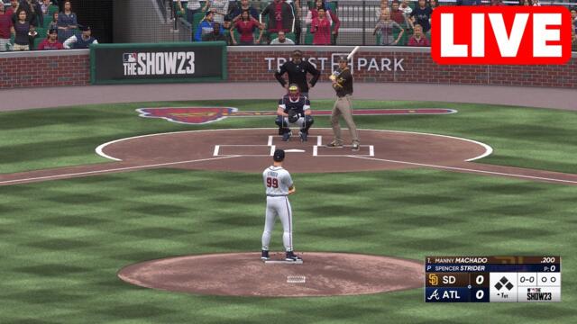 MLB LIVE🔴 San Diego Padres vs Atlanta Braves - 6th April 2023 | MLB Full Game - MLB 23