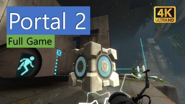 Portal 2 Full Gameplay Walkthrough no commentary | Movie Feeling 4K