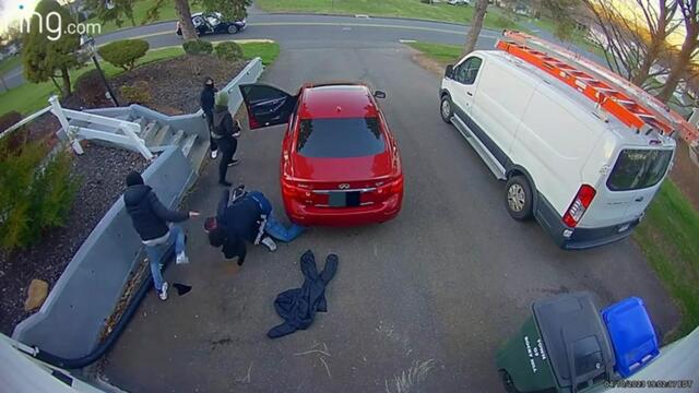 Car theft thwarted after man fends off four suspects in driveway