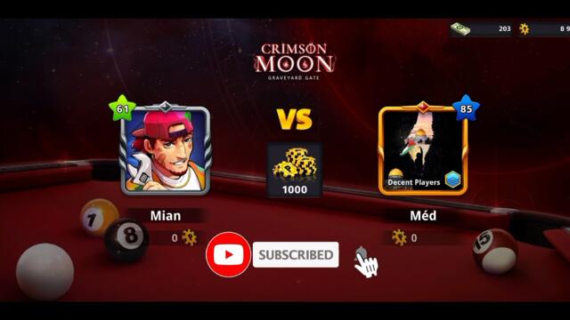 WIN CRIMSON MOON CHAMPIONSHIP | 8 BALL POOL | |NEW EVENT IN 8 BALL POOL|