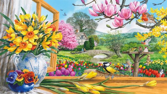 🐦🪺 Пролетна песен ... (Artist: Peder B. Helland) ♫♫