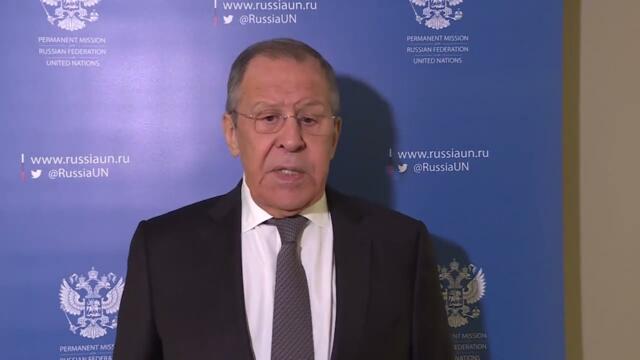Комментарий С.Лаврова по итогам встречи с Генеральным секретарём ООН А.Гутеррешем