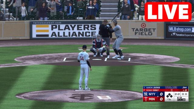 MLB LIVE🔴 New York Yankees vs Minnesota Twins - 25th April 2023 | MLB Full Game - MLB 23 2023-04-25 23:42