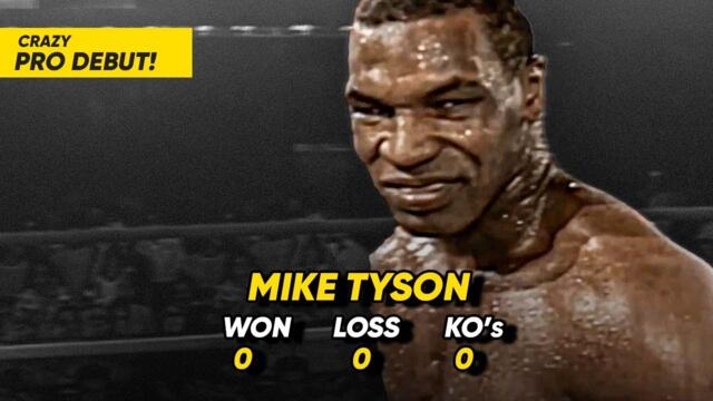 When Mike Tyson Crushed An Opponent During His Pro Debut!