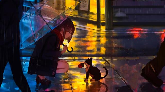 Очень нежная, красивая расслабляющая мелодия Под Дождем для снятия усталости